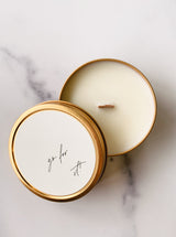 "Go For It!" - Travel Candle