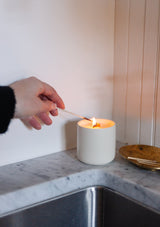 No. 07 Balsam and Ashes - 5oz Ceramic Botanical Candle