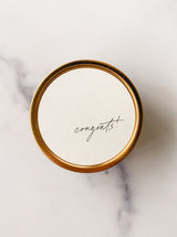 "Congrats!" - Travel Candle