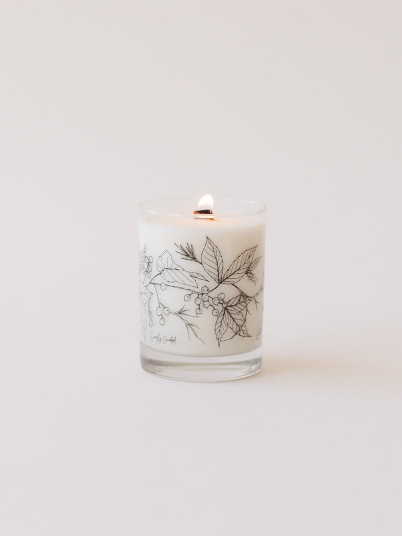 No. 07 Balsam and Ashes - 12 oz Glass Botanical Candle