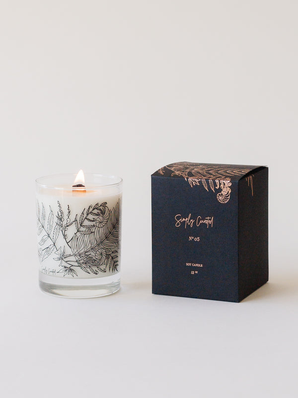 No. 05 Spring Forest - 12 oz Glass Botanical Candle