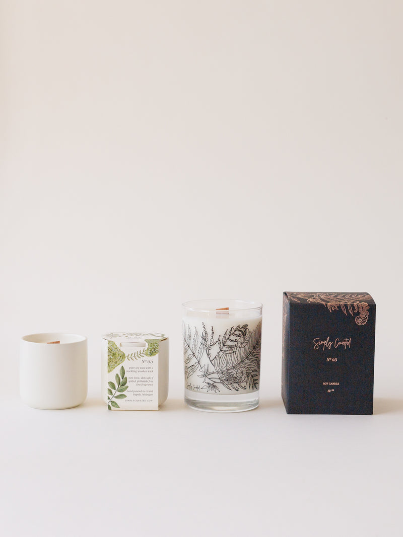 No. 05 Spring Forest - 12 oz Glass Botanical Candle