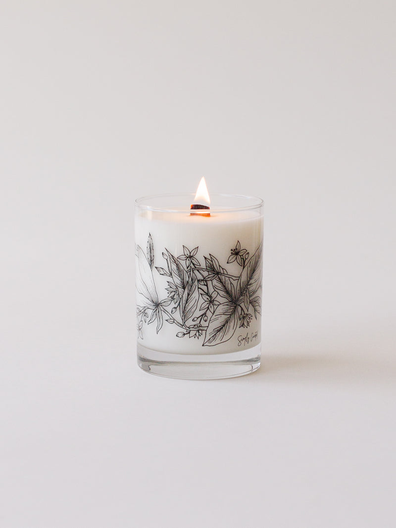 No. 03 Magnolia - 12 oz Glass Botanical Candle