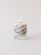 No. 02 Basil Eucalyptus - 12 oz Glass Botanical Candle