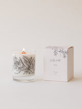 No. 01 Honeysuckle - 12 oz Glass Botanical Candle