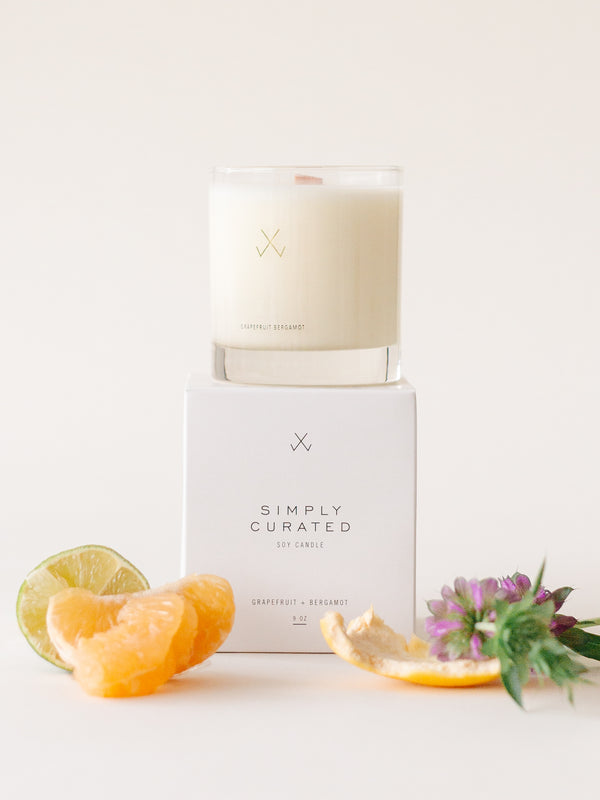 Grapefruit + Bergamot Soy Candle