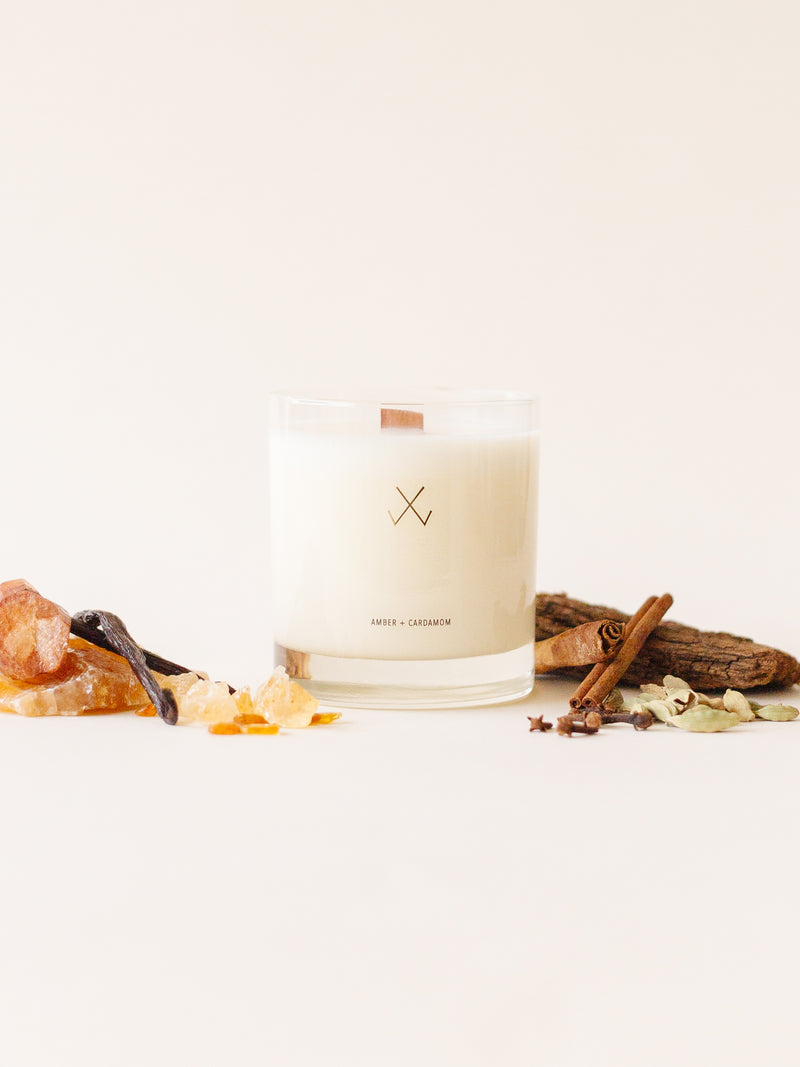 Amber + Cardamom Soy Candle