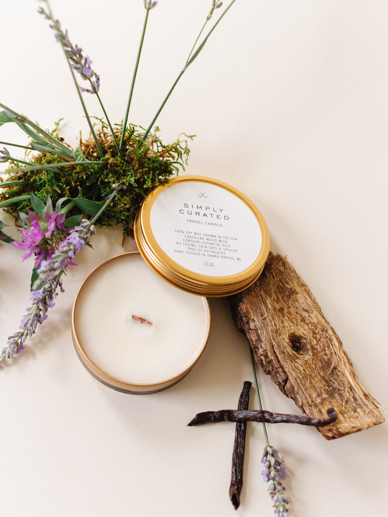 Vanilla Lavender Travel Candle