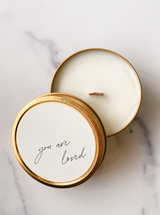 "You are Loved" - Travel Candle