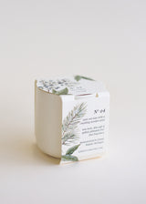 No. 04 Juniper Fir - 5 oz Ceramic Botanical Candle