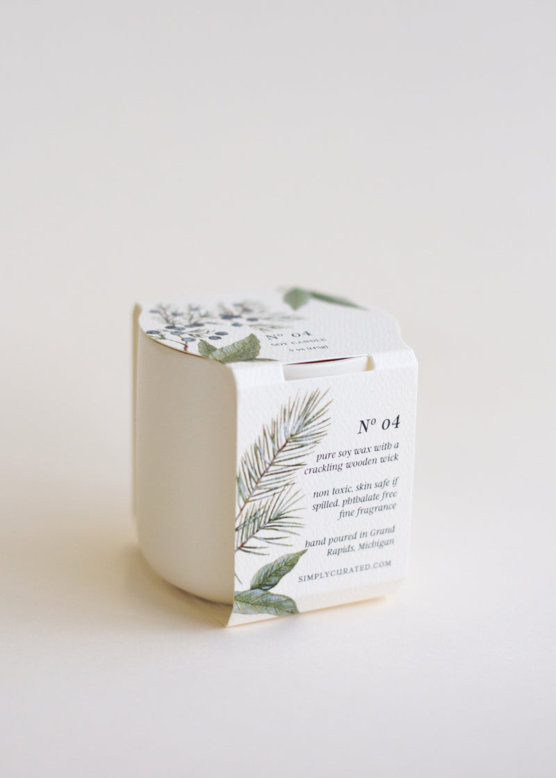 No. 04 Ceramic Botanical Candle