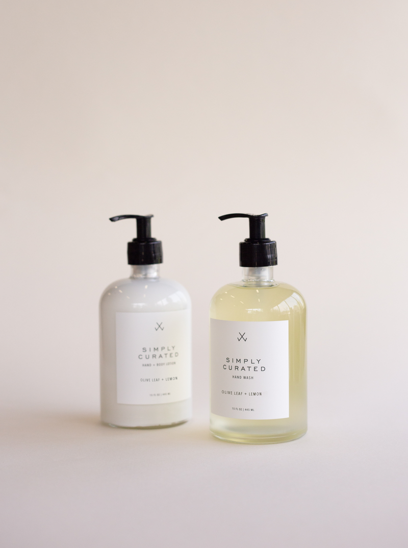 Olive Leaf + Lemon Hand + Body Lotion