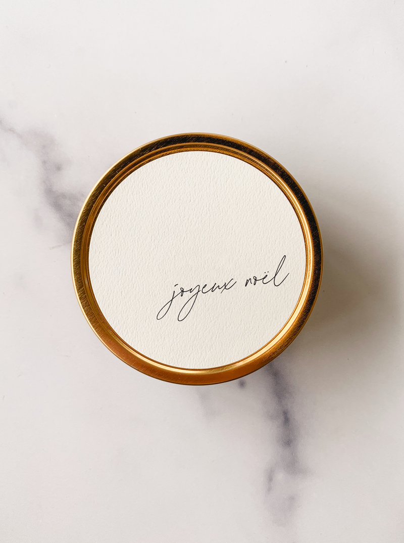 "Joyeux Noël" - Holiday Travel Candle